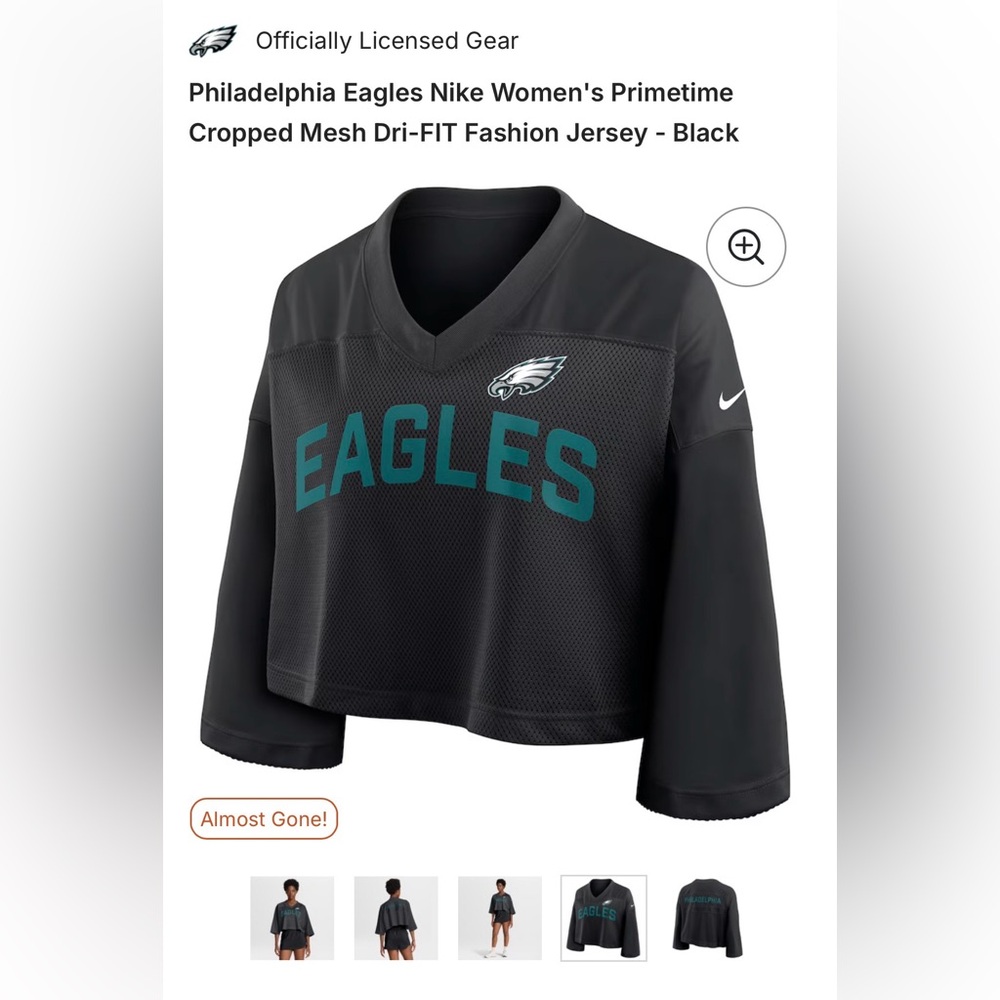 Nike Philly Eagles Cropped Jersey